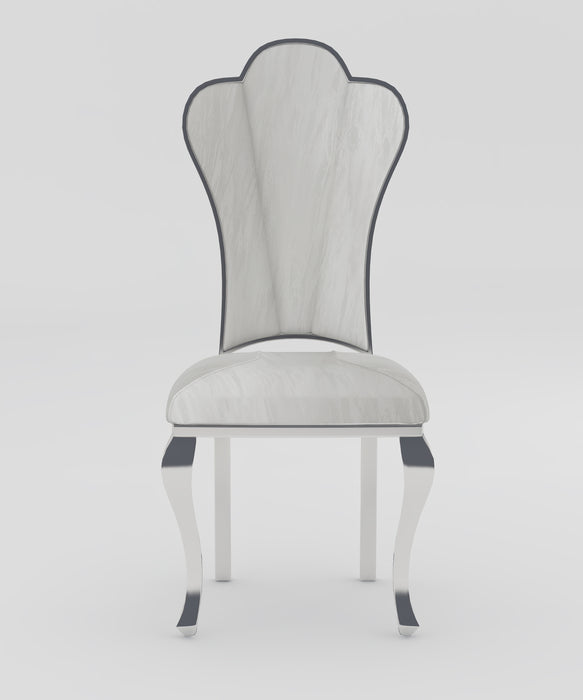 Shell-Back Side Chair - 2 per box RAEGAN-SC-WHT