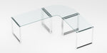 Contemporary Desk Set w/ Small, Large & Corner Desks 6931-DSK-3PC