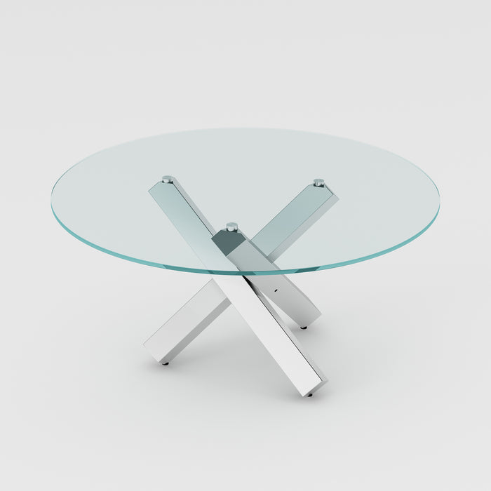 Contemporary 35" Round Cocktail Table 9008-CT