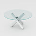 Contemporary 35" Round Cocktail Table 9008-CT