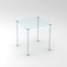 Contemporary All Glass Lamp Table 8713-LT