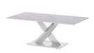 Contemporary Sintered Stone Top Cocktail Table w/ Steel Base JENNIFER-CT