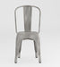 Galvanized Steel Side Chair - 4 per box 8022-SC-GUN
