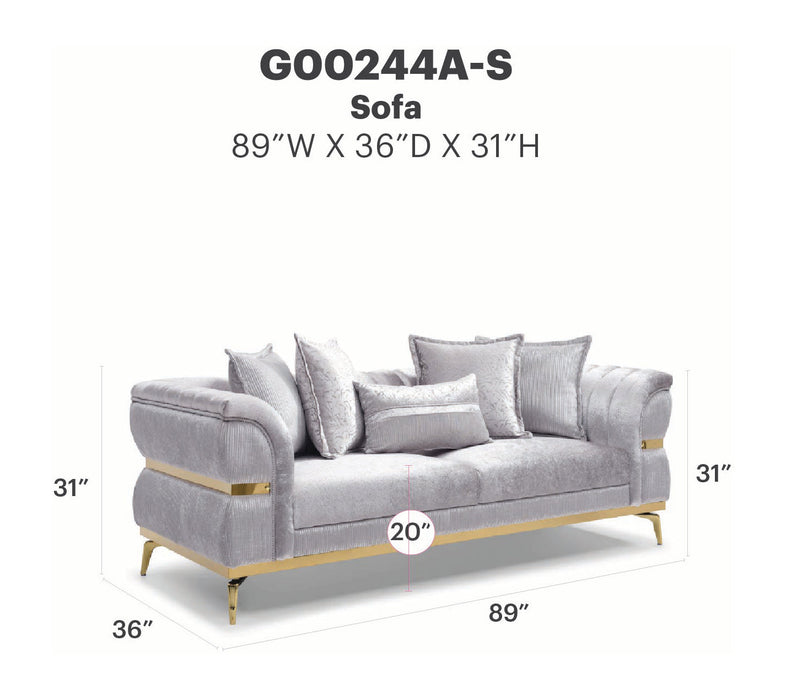 Glory Furniture Eaton Sofa