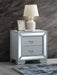 Glory Furniture Murry Nightstand - Silver
