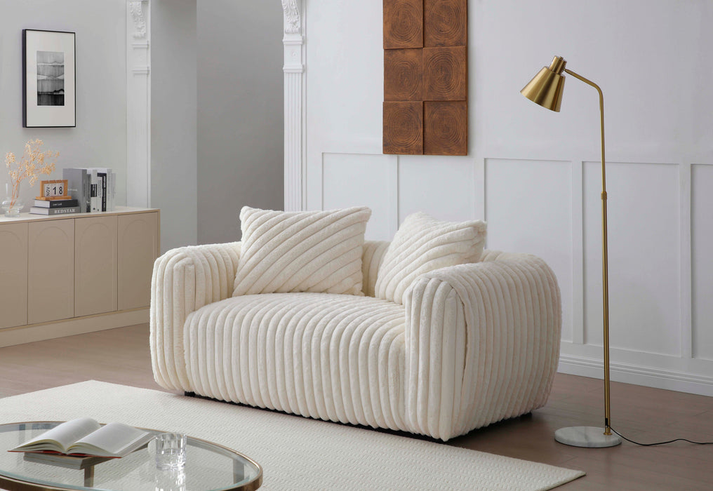 Glory Furniture Cancun Loveseat - Ivory