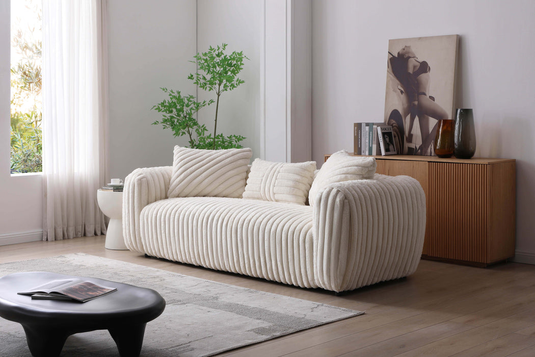 Glory Furniture Cancun Sofa - Ivory
