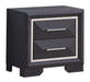 Glory Furniture Liverpool Nightstand - Black Charcoal