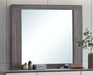 Glory Furniture Aberdeen Mirror - Gray/Oak