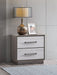Glory Furniture Aberdeen Nightstand - Gray/Oak