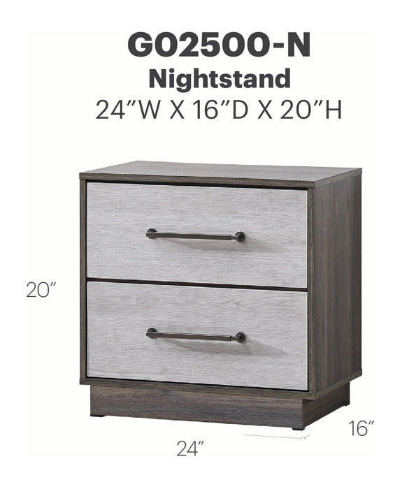 Mesita de noche Glory Furniture Aberdeen