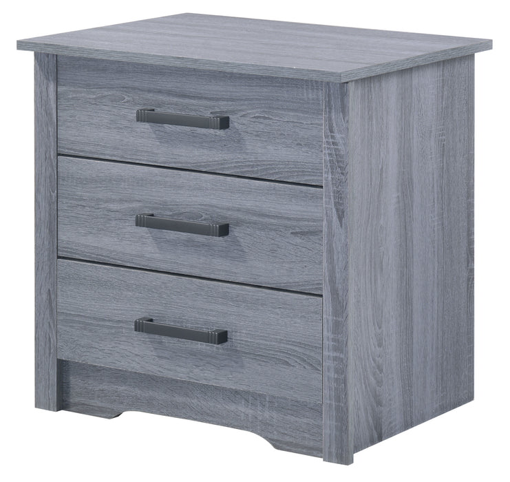 Glory Furniture Hudson G026-N RTA Nightstand , GrayG026-N