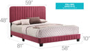 Glory Furniture Lodi G0503-UP BED Cherry