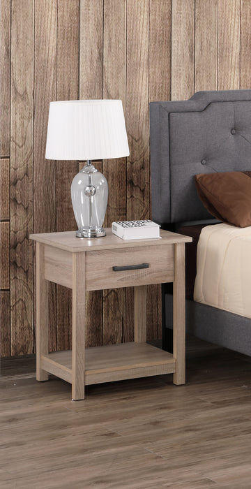 Glory Furniture Salem G057-N Nightstand , Sandle Wood G057-N