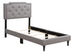 Glory Furniture Deb G1112-UP Bed -All in One Box Light Grey