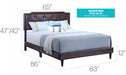 Glory Furniture Deb G1116-UP Bed -All in One Box Cappuccino