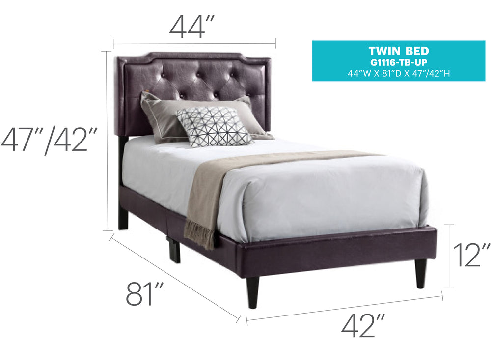 Glory Furniture Deb G1116-UP Bed -All in One Box Cappuccino