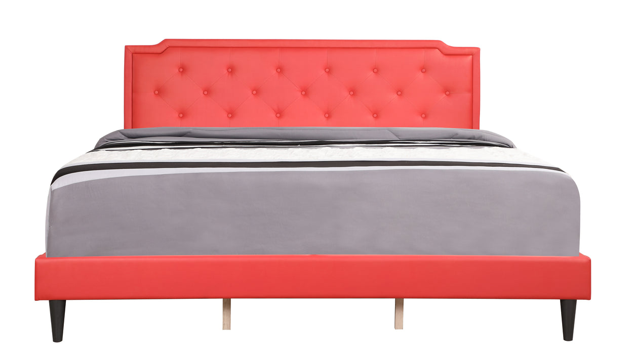 Glory Furniture Deb G1117-UP Bed -All in One Box Red