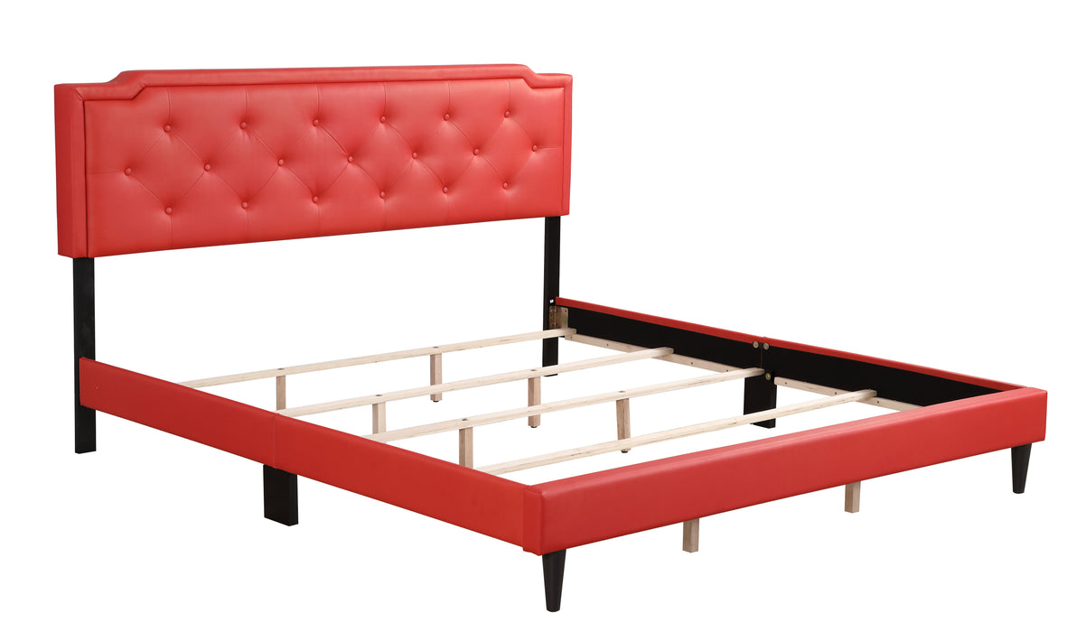 Glory Furniture Deb G1117-UP Bed -All in One Box Red