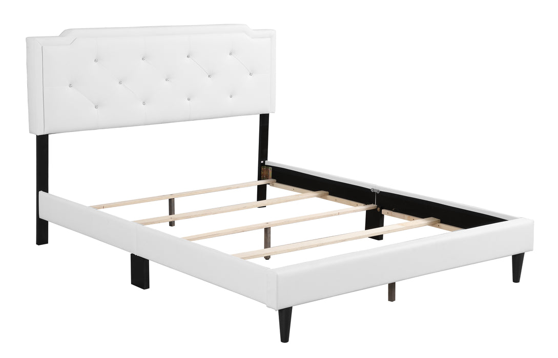 Glory Furniture Deb G1118-UP Bed All in One Box White 