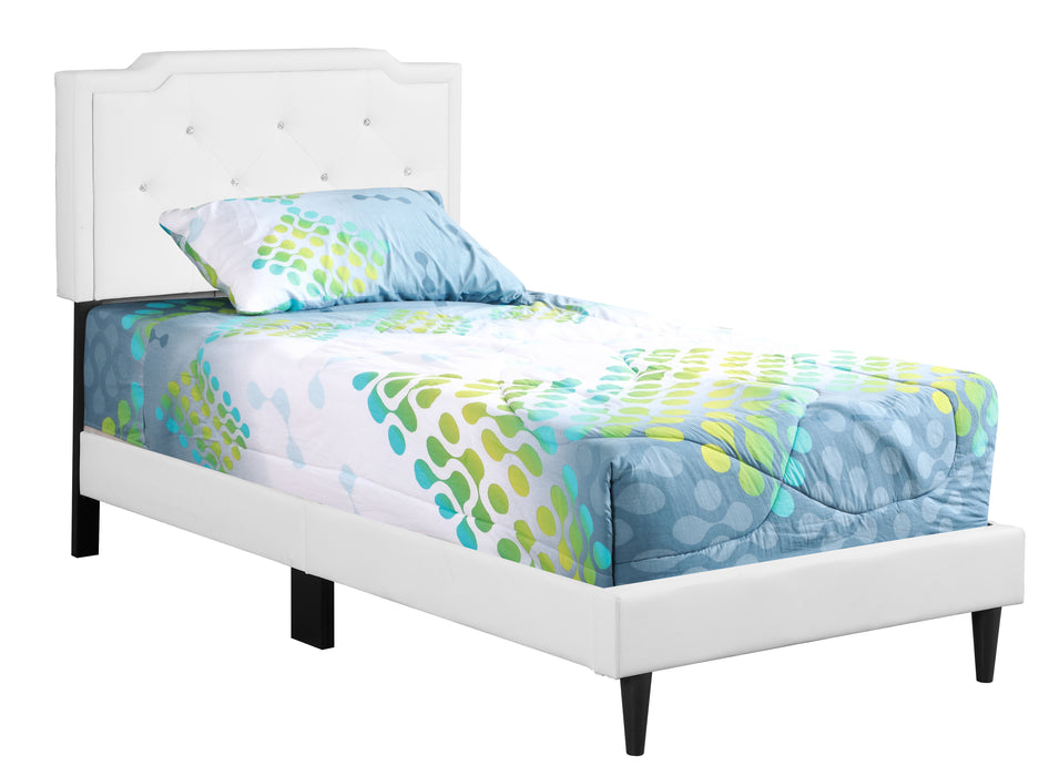 Glory Furniture Deb G1118-UP Bed All in One Box White 