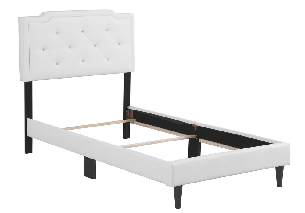 Glory Furniture Deb G1118-UP Bed All in One Box White 