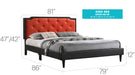 Glory Furniture Deb G1120-UP Bed -All in One Box Black 