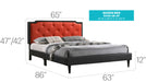 Glory Furniture Deb G1120-UP Bed -All in One Box Black 