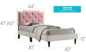 Glory Furniture Deb G1122-UP Bed All in One Box White 