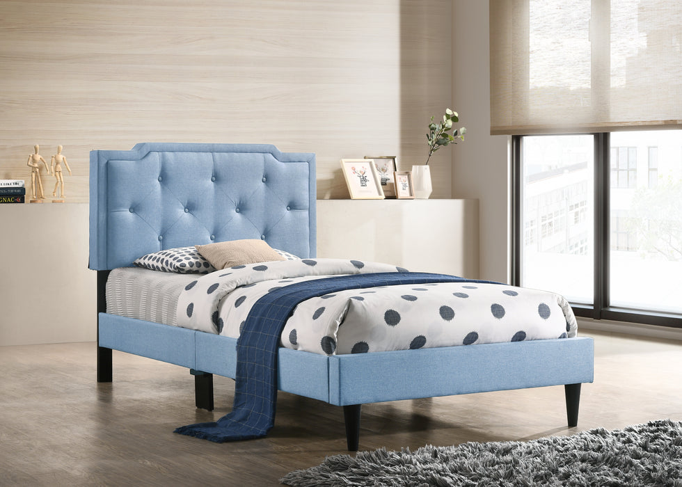 Glory Furniture Deb G1123-UP Bed -All in One Box Blue 