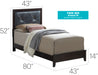 Glory Furniture Primo G1300A-Bed Espresso 