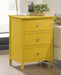 Glory Furniture Daniel G1302-N Nightstand , Yellow G1302-N