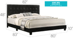 Glory Furniture Caldwell G1304-UP Bed Black