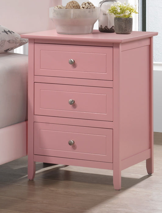 Glory Furniture Daniel G1304-N Nightstand , Pink G1304-N