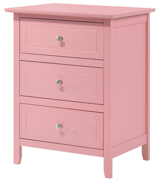 Glory Furniture Daniel G1304-N Nightstand , Pink G1304-N