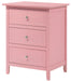 Glory Furniture Daniel G1304-N Nightstand , Pink G1304-N