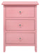 Glory Furniture Daniel G1304-N Nightstand , Pink G1304-N