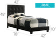 Glory Furniture Caldwell G1304-UP Bed Black