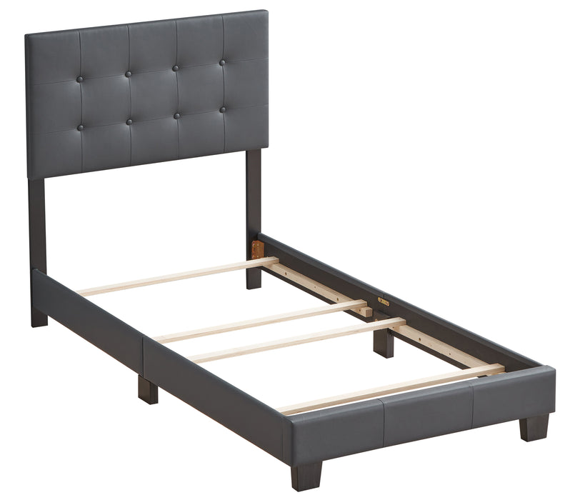 Glory Furniture Caldwell G1306-UP Bed Dark Grey