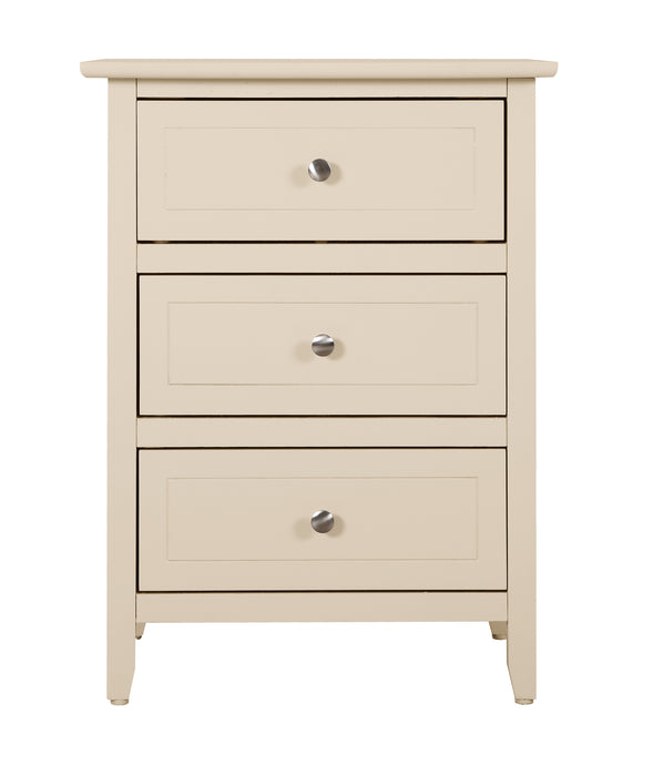 Glory Furniture Daniel G1315-N-75 3 Drawer Nightstand , Beige G1315-N-75