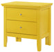 Glory Furniture Primo G1332-N Nightstand , Yellow G1332-N
