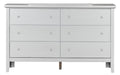 Glory Furniture Primo G1333-D Dresser , Silver Champagne G1333-D
