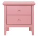 Glory Furniture Primo G1334-N Nightstand , Pink G1334-N