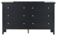 Glory Furniture Primo G1336-D Dresser , Black G1336-D