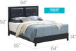 Glory Furniture Primo G1336A Bed Black 