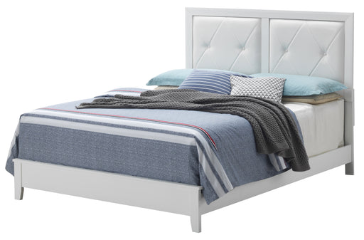 Glory Furniture Primo G1339A-QB Queen Bed , White G1339A-QB