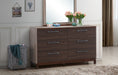 Glory Furniture Magnolia G1400-D Dresser , Gray/Brown G1400-D