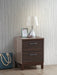 Glory Furniture Magnolia G1400-N Nightstand , Gray/Brown G1400-N
