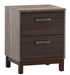 Glory Furniture Magnolia G1400-N Nightstand , Gray/Brown G1400-N