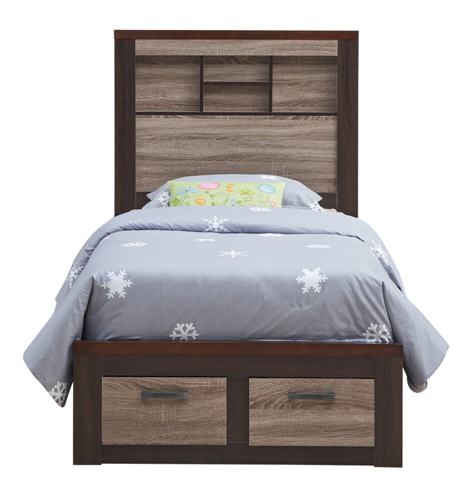 Glory Furniture Magnolia G1400B- Bed Gray/Brown 